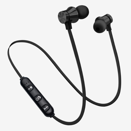 Grosir silikon stereo sound neckband bluetooth earphone