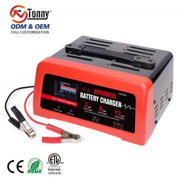 12V Smart Car Battery Charger - Portable Lead-Acid Battery Charging Device