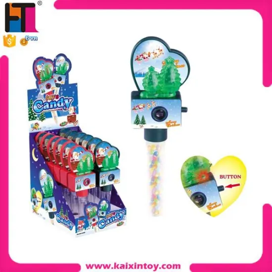 2015 Newest Plastic Sweet Surprise Candy Toy For Christmas