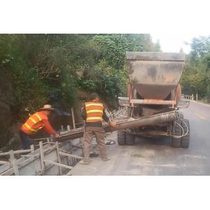 Mezcladora beton de ruedas autodirigidas con ruedas fuera de carretera