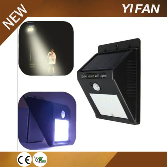 Wireless LED motion sensor light solar energy saving light