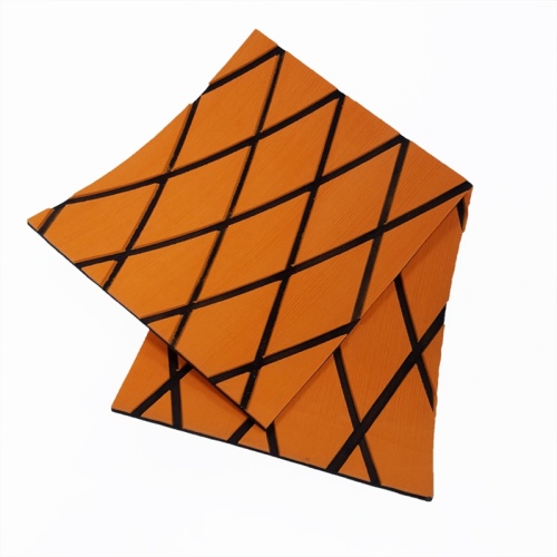 Melors EVA Diamond Orange Sheet Adhesive Flooring
