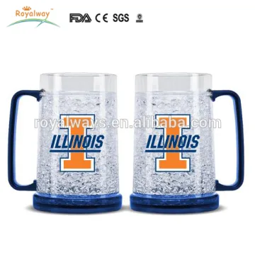 plastic frozen beer mug