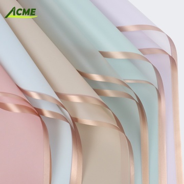 2024 New Style Printable Logo Gift Wrapping Paper - Flower Packing Paper 58x58 cm