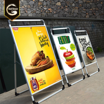 Custom A Frame toont reclameborden