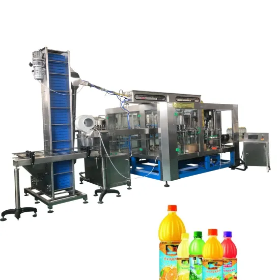 Small Automatic Fruit Juice Filling and Packing Machine for Apple Juice in Plastic Bottles: Beverage Making Production Line