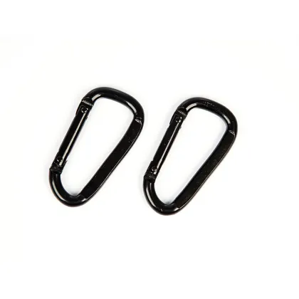 Customized Wholesale Black Iron Camping Carabiner Clips