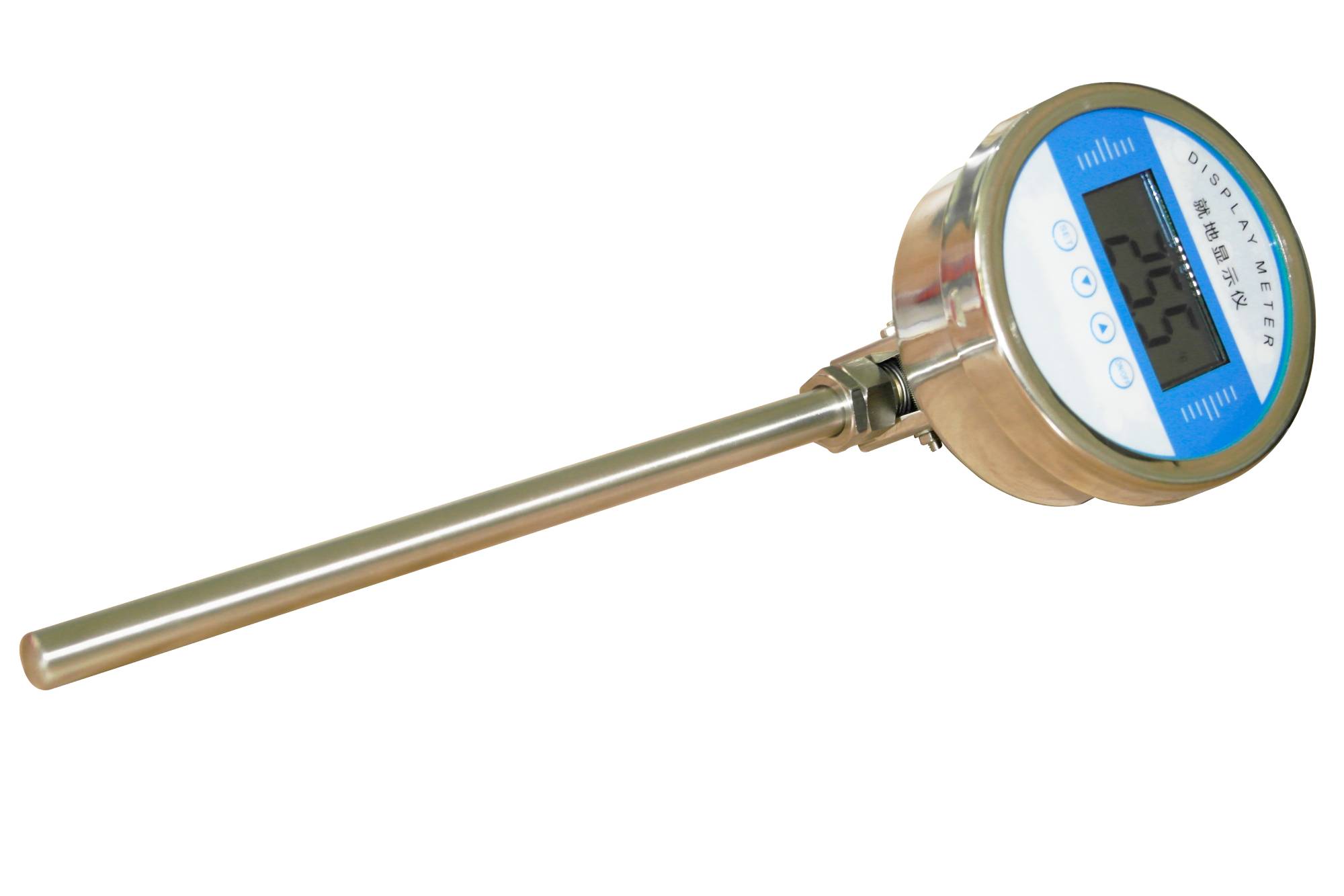 Digital bimetallic thermometer