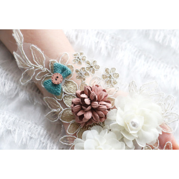 New dress 3D lace cloth rope embroidery patch