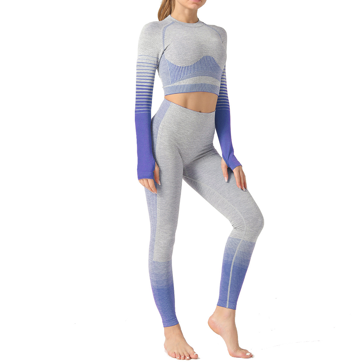 Active Yoga Seamless High الخصر 2 قطعة