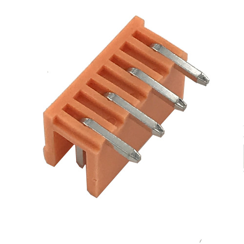 3.96mm pitch PCB mounting 4pin orange terminal connector