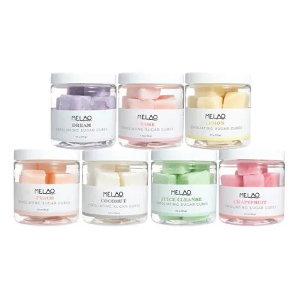 Vegan Exfoliating Candy Sugar Body Scrub Cubes