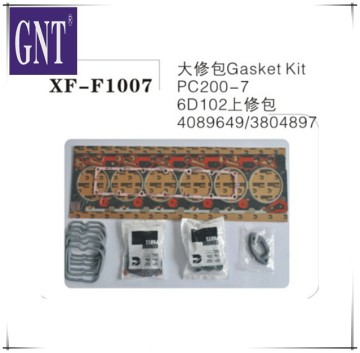 excavator UP Overhaul package for PC200-7 6D102