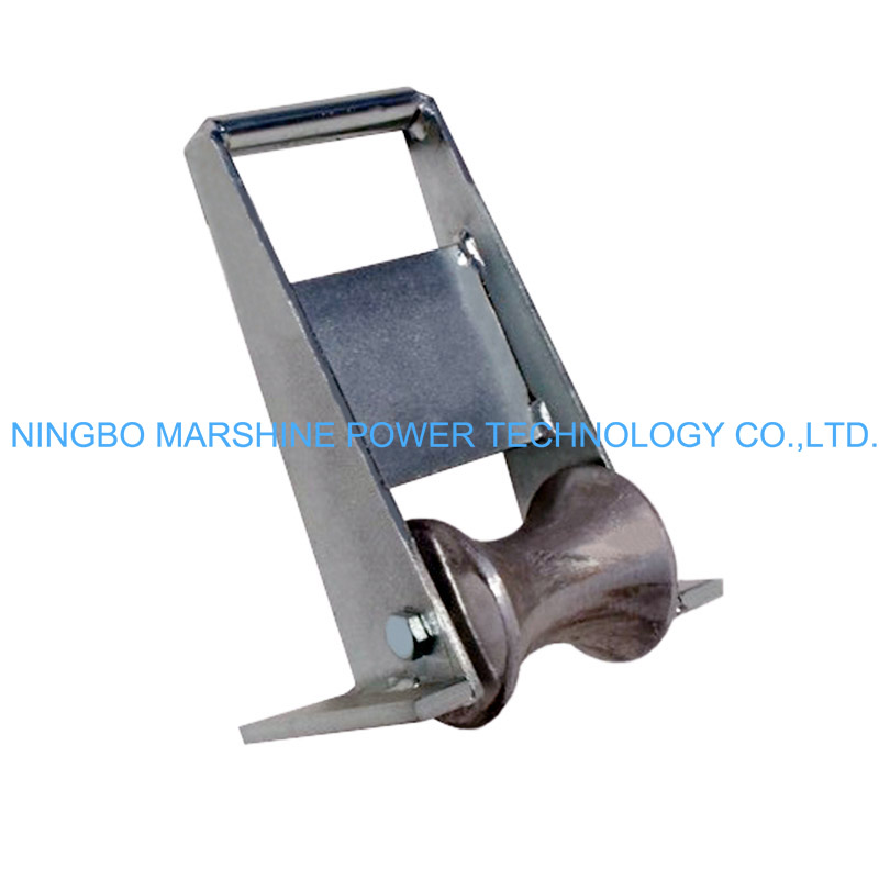 Bevel Angle Zinc Plated Alloy Steel Rope Guiding Roller Bevel Angle Zinc Plated Alloy Steel Rope Guiding Roller