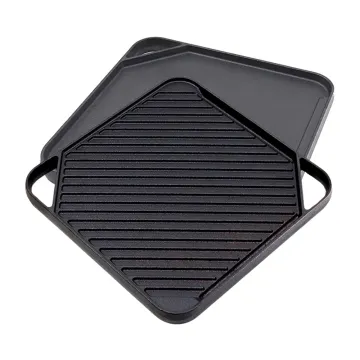 Hot Sale Cast Iron Square BBQ Griddle Plate for Cookware