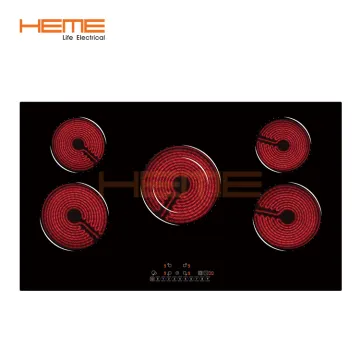 High-Quality 5 Zone 90cm Vitroceramic Electric Hob Cooker