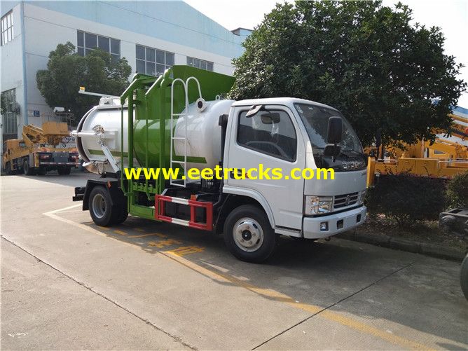 5000 Liters Dongfeng Septic Tanker Vehicles China Manufacturers ...