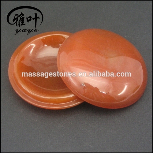 Wholesale Natural Gems Stone Carnelian Jewelry Box/Stone Carved Jewelry Box