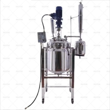 500L Reaktor Jaket Keluli Tahan Karat dengan Sistem Pemulihan Wap