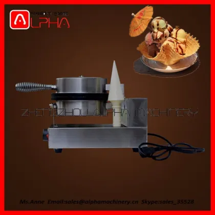Ice Cream Sugar Cone Baker Machine