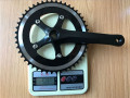 Màu đen xe đạp hợp kim crankset