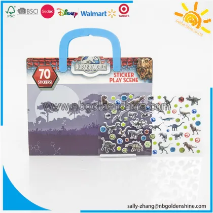 Jurassic World Take-Along Sticker Play Scene