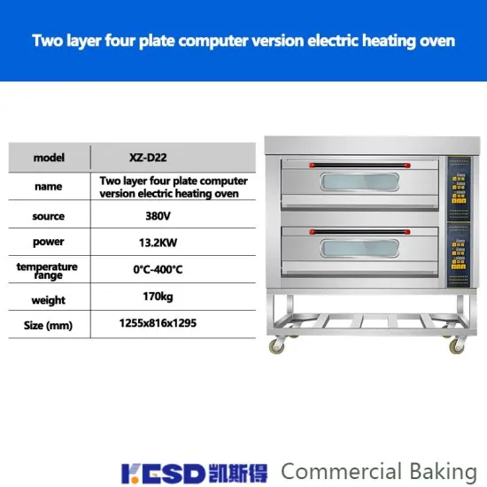 Commerical Luxury Three Double Single Gas Deck Oven