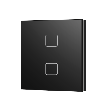 TS2 (WZS) 100-240VAC 2 Taste Zigbee Touch Panel mit Szenenfunktion über Tuya/Smart Life App