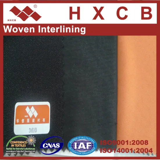 (3410) 100%polyester woven Interlining