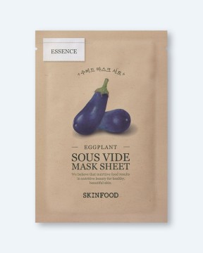 Korean Cosmetics: Skin Food Eggplant Sous Vide Mask Sheet