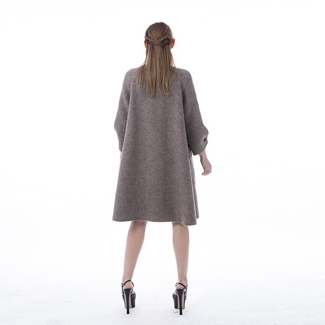 Fashionable Camel Cashmere Coat