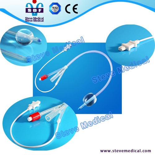 Silicone Temperature Foley Catheter with CE