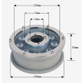 submersible Waterjet Rgbw ring fountain lights