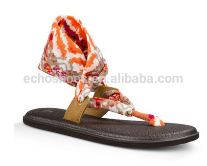 Womens Yoga Slinglet Prints Sandal/Flip Flops/Slipper Footwear
