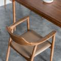 Modern Indoor Wooden Dining Chair Solid Wood