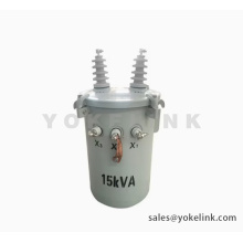 15KVA 7200y/14400 120/240 egyfázisú polemount transzformátor