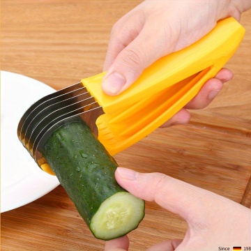 Banana in acciaio inossidabile portatile e slicer di cetriolo: un gadget da cucina indispensabile per avventure all'aperto e campeggio
