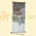 Luxury Electronic Scrolling Moving Roll Up Stand