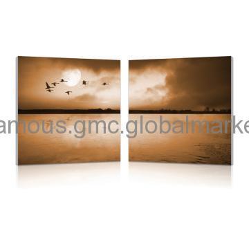 Popular Impressionist Painting Birds on Sea