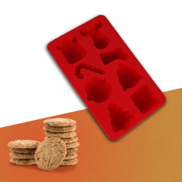 stampo in silicone fiocco di neve di natale rosso