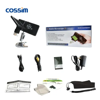 5MP Portable USB LCD Digital Electron Microscope for Visual Scanning & Reading