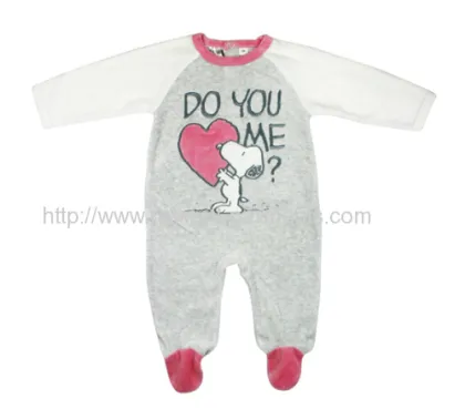 Little Bobdog With Do You Love Me Words Baby Romper 