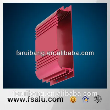 Custom red extruded aluminium cases box