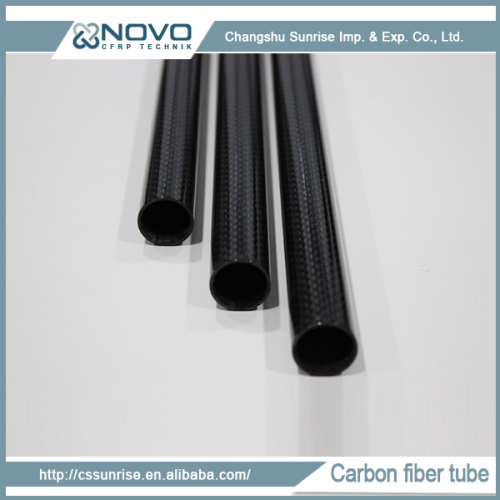 Trustworthy china supplier thick wall high strength carbon fiber pipe/tube