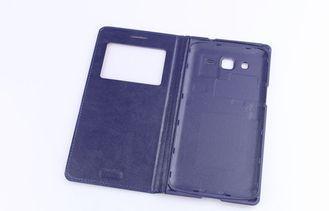 Blue Purple  Samsung leather case for Sumsung Mega