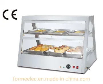 Electric Food Warmer Cabinet Food Warming Showcase 70cm 110cm 120cm Electric Display Showcase