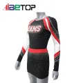 Uniforme de torcida vermelha personalizada