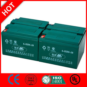 Hot golf cart battery/XUPAI 6-DZM-28 Battery
