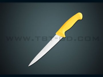 Stainless steel 8" carving knife - flexible