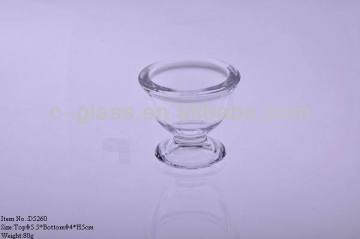 clear and colors glass egg shape pudding cup,glass egg cup